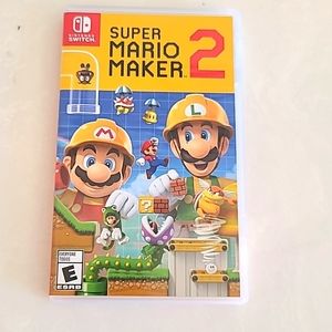 Nintendo switch game :  SUPeR MARIO MAKER 2